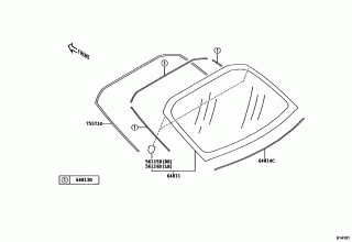 ROOF PANEL & BACK WINDOW GLASS 2